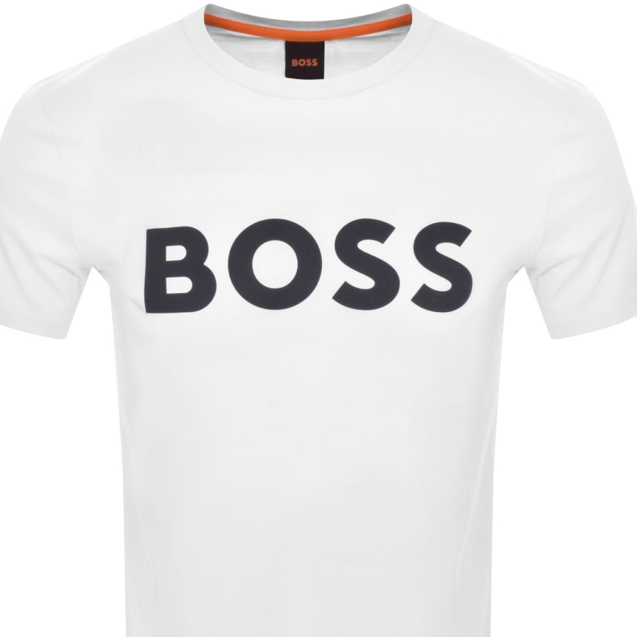 HUGO BOSS/BOSS Thinking 半袖 Tシャツ BOSS Thinking 1 Logo T Shirt White | Mainline Menswear